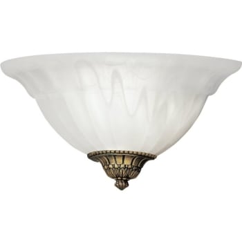 12 in. 1-Light Incandescent Wall Sconce (Scavo Glass)