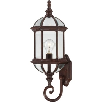 Nuvo Lighting® Boxwood 8 x 22 in. 1-Light Outdoor Lantern (Rustic Bronze)