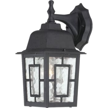 Image for Nuvo Lighting® Banyan 6.13 X 12.25 In. 1-Light Outdoor Lantern (Black) from HD Supply