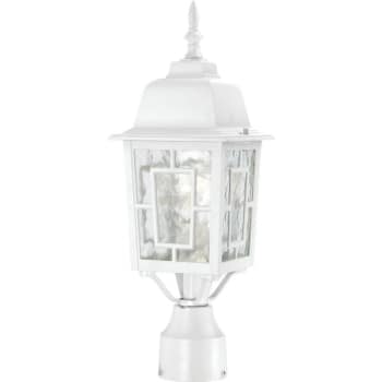 Nuvo Lighting® Banyan 100W Lighting Post Cap (White)