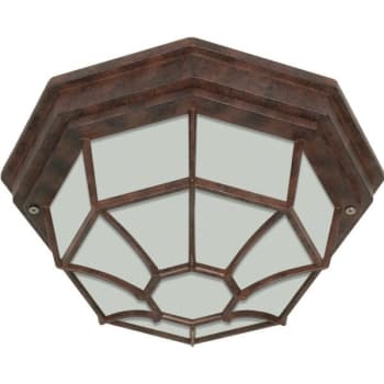 Image for Nuvo Lighting® 11.3 In. 1-Light Outdoor Ceiling Light (Old Bronze) from HD Supply