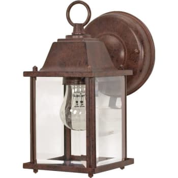 Nuvo Lighting® Brentwood 4.38 x 8.63 in. 1-Light Outdoor Lantern (Old Bronze)