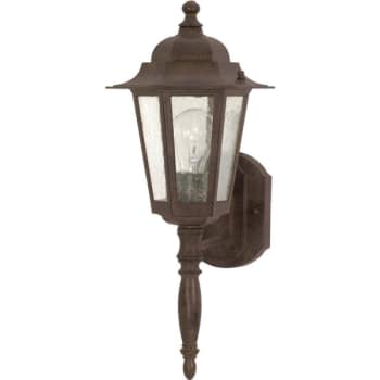 Image for Nuvo Lighting® Cornerstone 9.2 x 12 in. 1-Light Outdoor Lantern (Old Bronze) from HD Supply