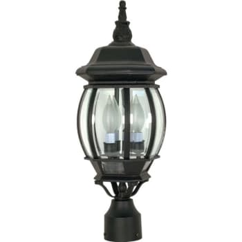 Image for Nuvo Lighting® Central Park 60w Lighting Post Cap (Black) from HD Supply