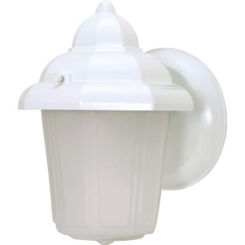 Image for Nuvo Lighting® Brentwood 6 x 8.88 in. 1-Light Outdoor Lantern (White) from HD Supply