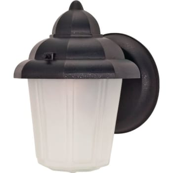 Nuvo Lighting® Brentwood 6 x 8.8 in. 1-Light Outdoor Lantern (Textured Black)