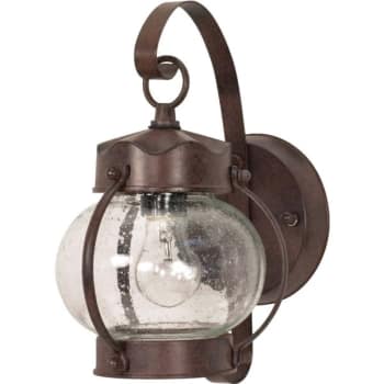 Image for Nuvo Lighting® Brentwood 6 x 10.63 in. 1-Light Outdoor Lantern (Old Bronze) from HD Supply
