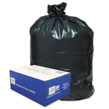 Image for Classic 45 Gal 0.6 Mil Low-Density Trash Can Liner (250-Carton) (Black) from HD Supply