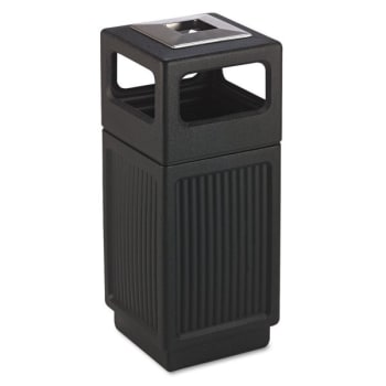 Image for Safco Canmeleon 15 Gallon Polyethylene Ash/Trash Receptacle (Textured Black) from HD Supply
