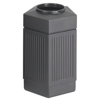 Image for Safco 30 Gallon Canmeleon Pentagon Polyethylene Indoor/outdoor Receptacle (Black) from HD Supply