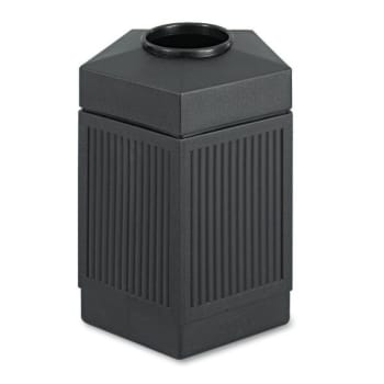 Image for Safco Canmeleon 45 Gallon Indoor/Outdoor Trash Receptacle (Black) from HD Supply