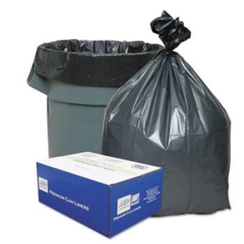 Image for Platinum Plus 30 Gal 1.35 Mil Low-Density Trash Can Liner (100-Carton) (Gray) from HD Supply