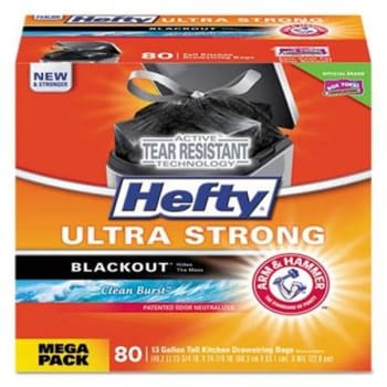 Image for Hefty 13 Gal 0.9 Mil Low-Density Trash Bag (Black) (80-Box) from HD Supply