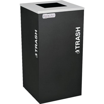 Image for Ex-Cell Kaleidoscope 24 Gallon Trash Receptacle (Black) from HD Supply