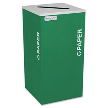 Image for Ex-Cell Kaleidoscope 24 Gallon Recycling Receptacle (Emerald Green) from HD Supply