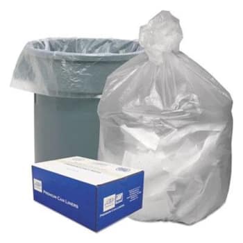Image for Good 'n Tuff 30 Gal 8 Mic High-Density Waste Can Liner (500-Carton) (Natural) from HD Supply