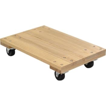 Image for Vestil 900 Lb Capacity Solid Deck Hardwood Dolly 24 X 16" from HD Supply