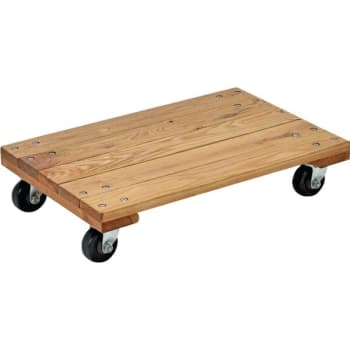 Image for Vestil 900 lb Capacity Economy Solid Deck Hardwood Dolly 24 x 16", (2-Pack) from HD Supply