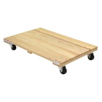 Image for Vestil 900 lb Capacity Solid Deck Hardwood Dolly 36 x 24" from HD Supply