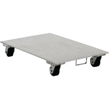 Image for Vestil Aluminum Plate Dolly 36 x 24" With Rubber Swivel Casters from HD Supply