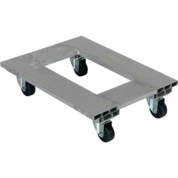 Image for Vestil 900 lb Capacity Silver Aluminum Channel Dolly 24" x 18" from HD Supply