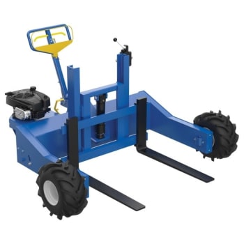 Image for Vestil 4000 Lb Capacity Blue Gas Powered All-Terrain Pallet Truck 36" from HD Supply