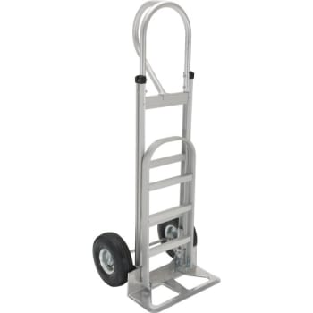 Image for Vestil 500 lb Capacity Silver Aluminum Handle Hand Truck With Pneumatic Wheel from HD Supply