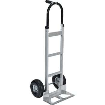 Image for Vestil 500 lb Capacity Silver Aluminum Pneumatic Pin Handle Hand Truck from HD Supply
