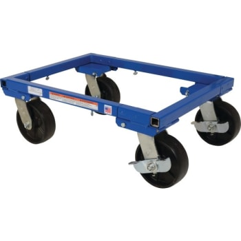 Image for Vestil 2000 lb Capacity Adjustable Tote Dolly 22" x 16" With Nylon Casters 6" from HD Supply