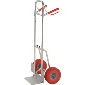 Image for Vestil 250 lb Capacity Red Aluminum Fold-Down Hand Truck With Urethane Wheels from HD Supply