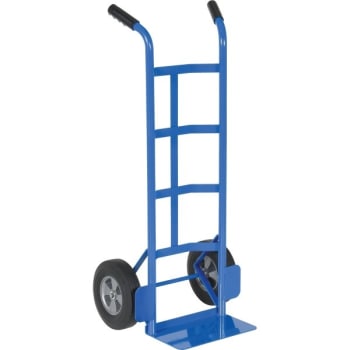 Image for Vestil 500 lb Capacity Blue Steel 2-Handle Truck With Hard-Rubber Wheels from HD Supply