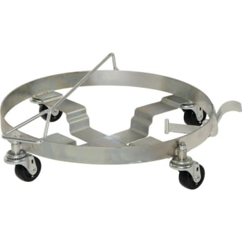 Image for Vestil 1000 Lb Capacity Silver Drum Dolly With Handle And Tilt from HD Supply