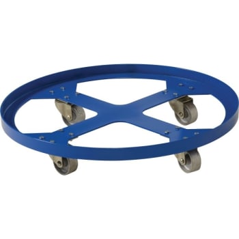 Image for Vestil 1200 lb Capacity Blue Steel Overpack Drum Dolly 32" from HD Supply