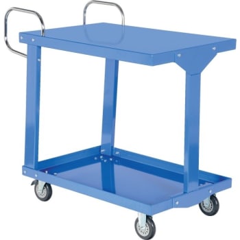 Image for Vestil 1200 Lb Capacity Blue Steel Easy Access Stock Truck 36" X 24" from HD Supply