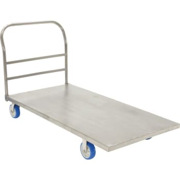 Image for Vestil 2000 Lb Capacity Silver Stainless Steel Platform Truck 60" X 30" from HD Supply