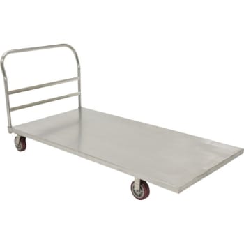 Image for Vestil 2000 Lb Capacity Silver Stainless Steel Platform Truck 72" X 36" from HD Supply
