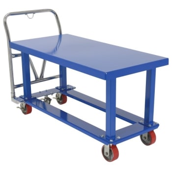 Image for Vestil 2000 lb Capacity Steel Top Work-Height Platform Truck 60" x 30" from HD Supply
