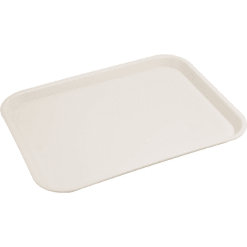 Image for Hapco Essential Rectangular Tray With Round Corners, Vanilla, Case Of 36 from HD Supply