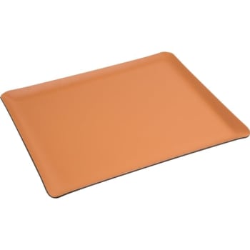 Image for Hapco Signature Rectangular Leatherette Tray, Spice Orange, Case Of 12 from HD Supply