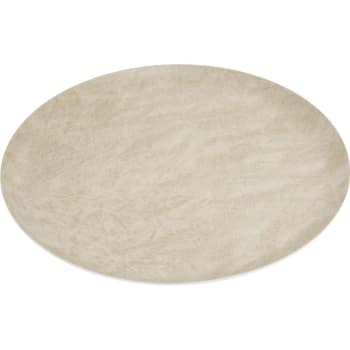 Image for Hapco Signature Round Leatherette Laminated Tray, Monterey Sand, Case Of 12 from HD Supply