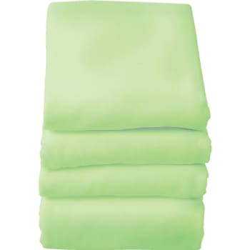 Image for Foundations Fitted Crib Sheets Mint Green Case Of 6 from HD Supply