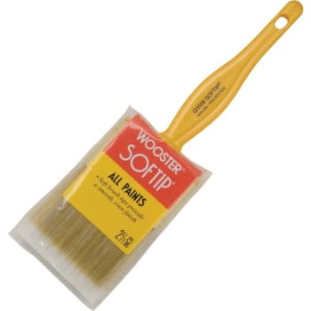 Image for Wooster Q3108 2-1/2" Softip Nylon Poly Flat Paint Brush from HD Supply