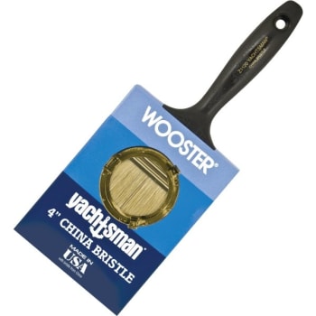 Image for Wooster Z1120 4" Yachtsman White China Bristle Flat Paint Brush from HD Supply