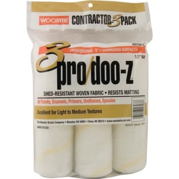 Image for Wooster 9" Pro/Doo-Z 1/2" Nap Roller Cover (3-Pack) from HD Supply