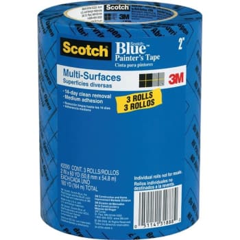 Image for 3M 2090-48EVP 48mm x 55m Blue Multi Surface Masking Tape, Case Of 3 from HD Supply