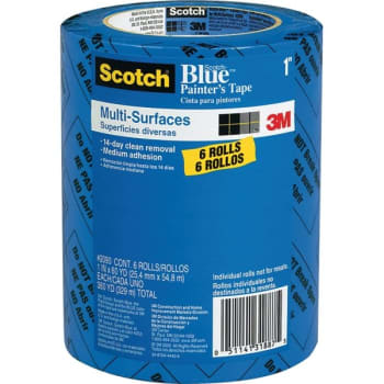 Image for 3M 2090-24EVP 1" x 60yd Blue Multi Surface Masking Tape, Case Of 6 from HD Supply