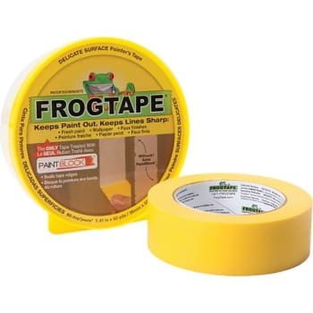 Image for FrogTape 24mm x 55m Yellow Delicate Multi Use Painters Tape, Case Of 16 from HD Supply