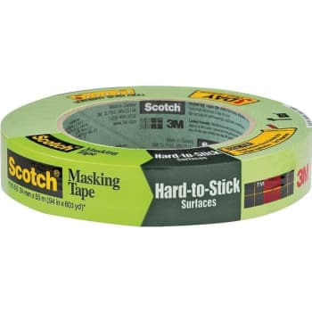3M 2060-1A 1" x 60Yd Green Scotch Lacquer Masking Tape s/w, Case Of 12