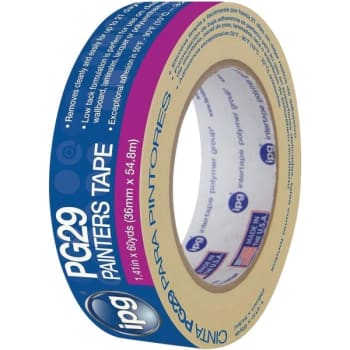 Image for IPG PG29 1-1/2" x 60Yd Premium Grade Low Tack Masking Tape Bulk, Case Of 24 from HD Supply