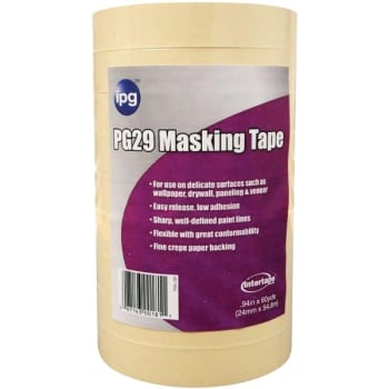 Image for IPG PG29 1" x 60Yd Premium Grade Low Tack Masking Tape Bulk, Case Of 36 from HD Supply